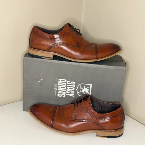 Stacy Adams Other - Stacy Adams Men's Tan Leather Oxfords
